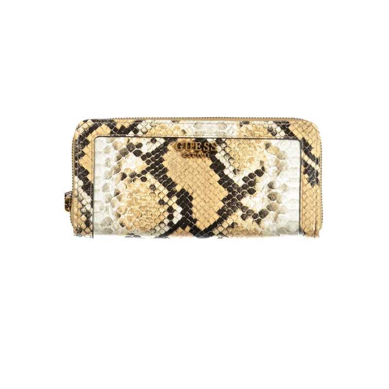 GUESS JEANS WOMEN'S BEIGE WALLET