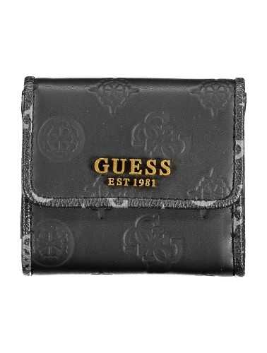 GUESS JEANS WOMEN'S WALLET BLACK