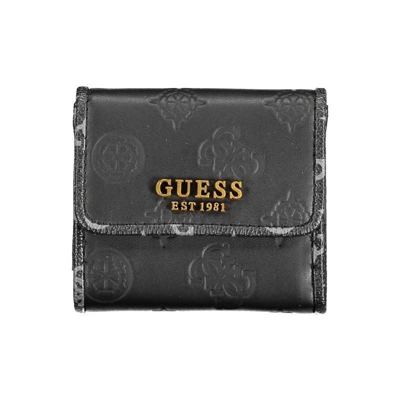 GUESS JEANS WOMEN'S WALLET BLACK