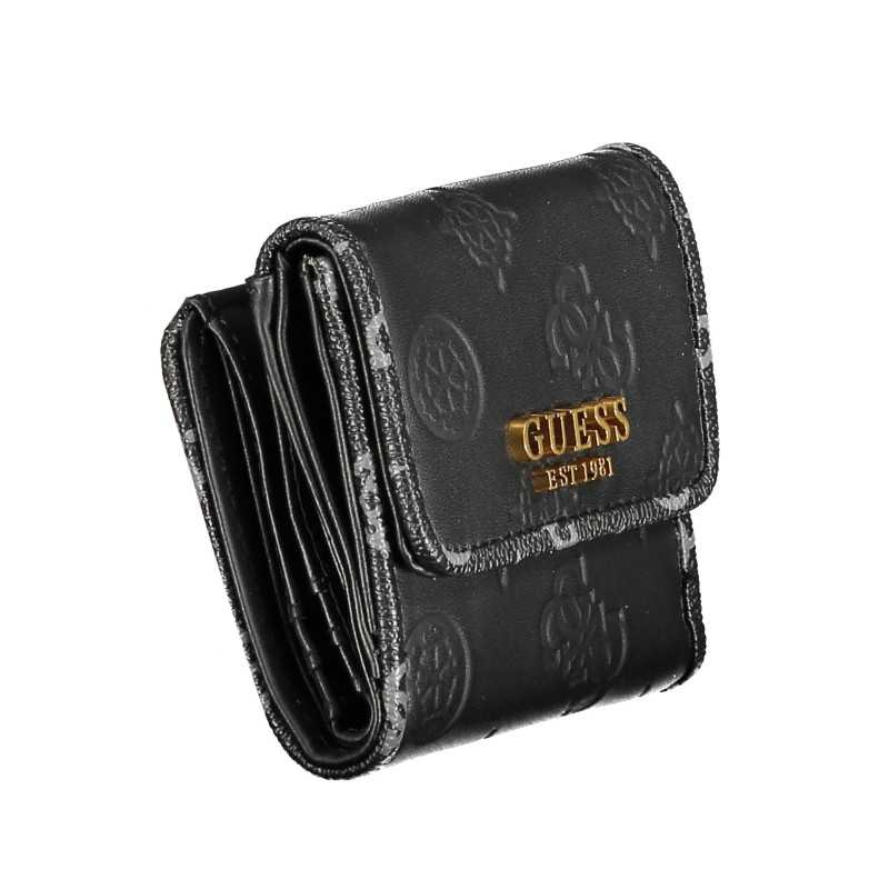 GUESS JEANS WOMEN'S WALLET BLACK