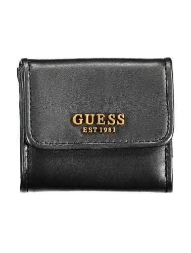 GUESS JEANS WOMEN'S WALLET BLACK