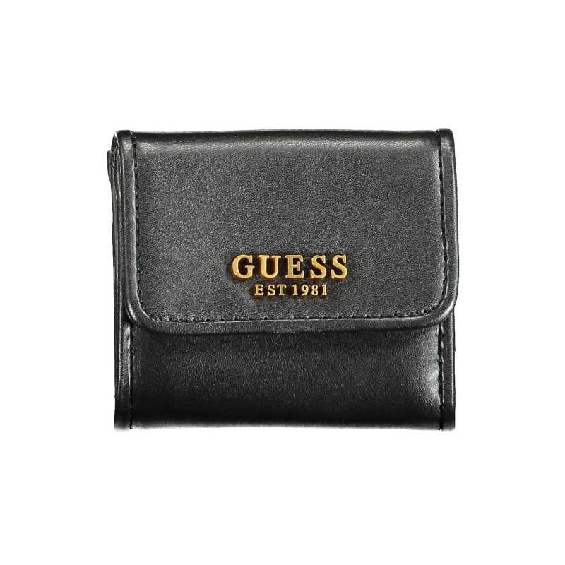 GUESS JEANS WOMEN'S WALLET BLACK