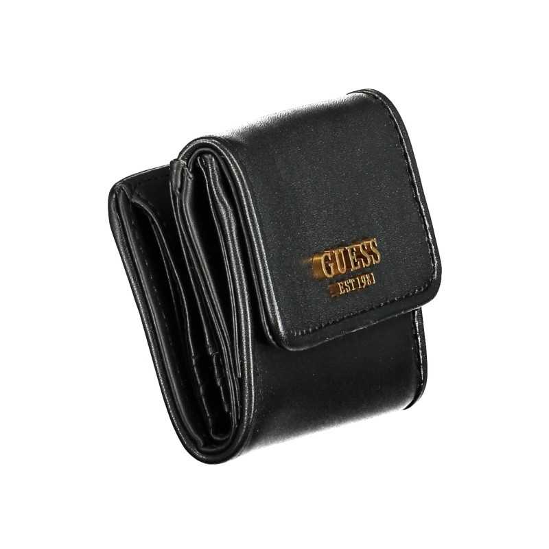 GUESS JEANS WOMEN'S WALLET BLACK