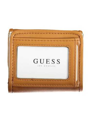 GUESS JEANS WOMEN'S WALLET BROWN