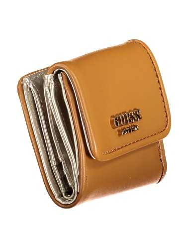 GUESS JEANS WOMEN'S WALLET BROWN