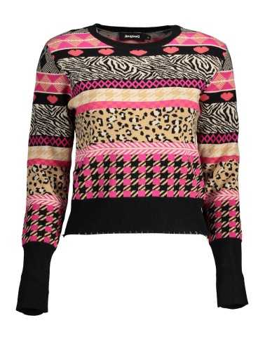 DESIGUAL SWEATER WOMAN BLACK