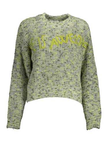 DESIGUAL GREEN WOMAN SWEATER