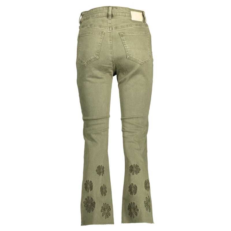 DESIGUAL JEANS DENIM DONNA VERDE