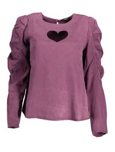 DESIGUAL CAMICIA MANICHE LUNGHE DONNA VIOLA