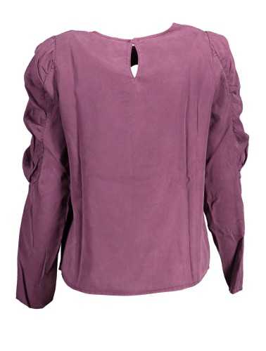 DESIGUAL LONG SLEEVE SHIRT PURPLE WOMAN