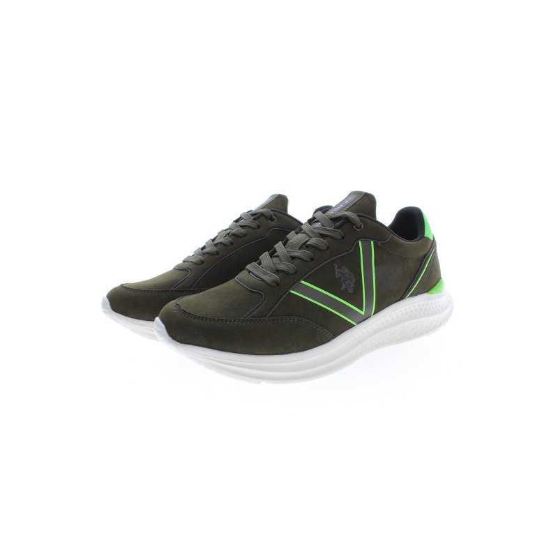 US POLO BEST PRICE GREEN MEN'S SPORTS SHOES