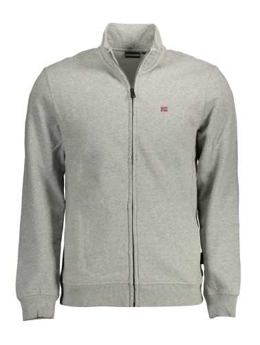 NAPAPIJRI SWEATSHIRT WITH ZIP MAN GRAY