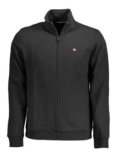 NAPAPIJRI SWEATSHIRT WITH ZIP MAN BLACK