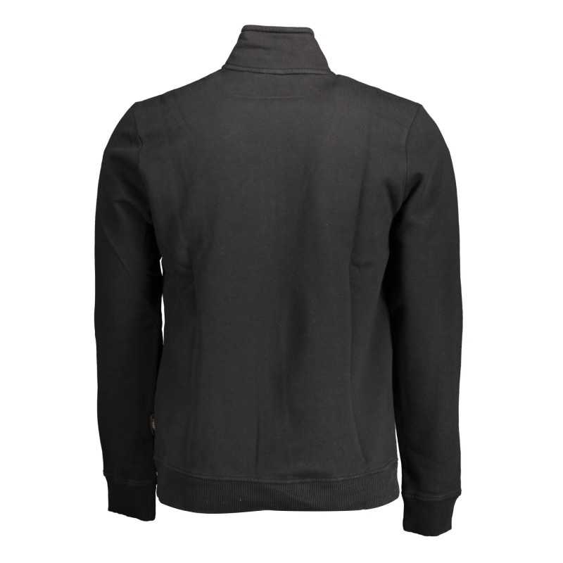 NAPAPIJRI SWEATSHIRT WITH ZIP MAN BLACK