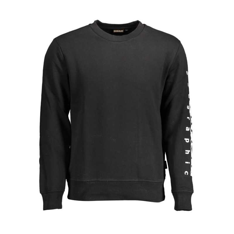 NAPAPIJRI SWEATSHIRT WITHOUT ZIP MAN BLACK