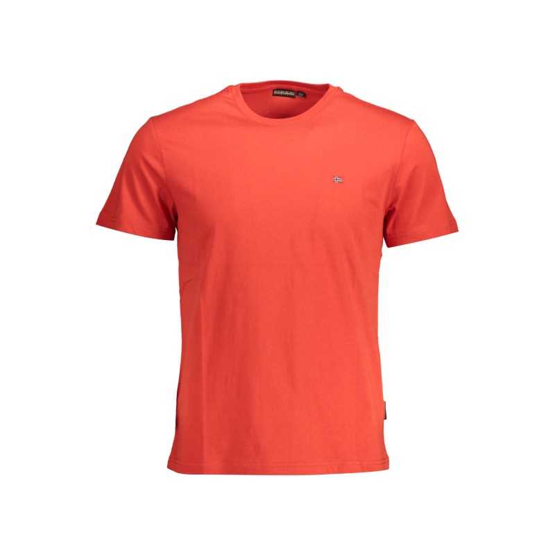 NAPAPIJRI T-SHIRT MANICHE CORTE UOMO ROSSO