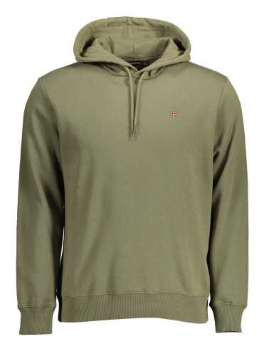 NAPAPIJRI SWEATSHIRT WITHOUT ZIP MAN GREEN