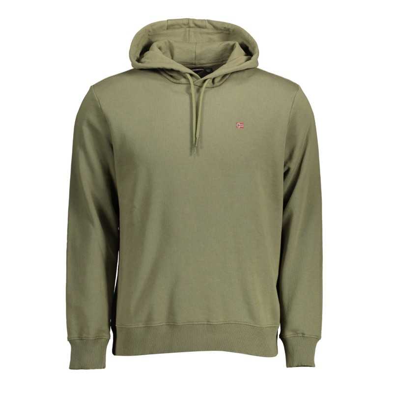 NAPAPIJRI SWEATSHIRT WITHOUT ZIP MAN GREEN