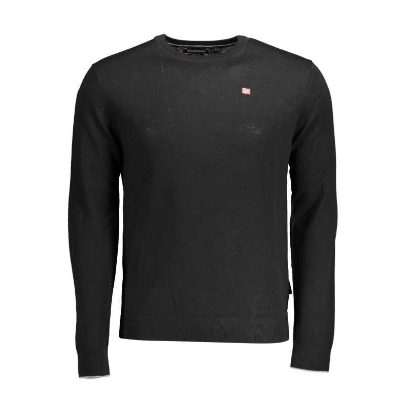 NAPAPIJRI MEN'S BLACK SWEATER