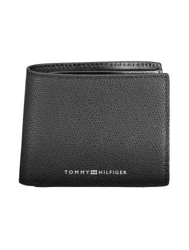 TOMMY HILFIGER BLACK MEN'S WALLET