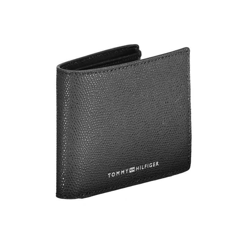 TOMMY HILFIGER BLACK MEN'S WALLET