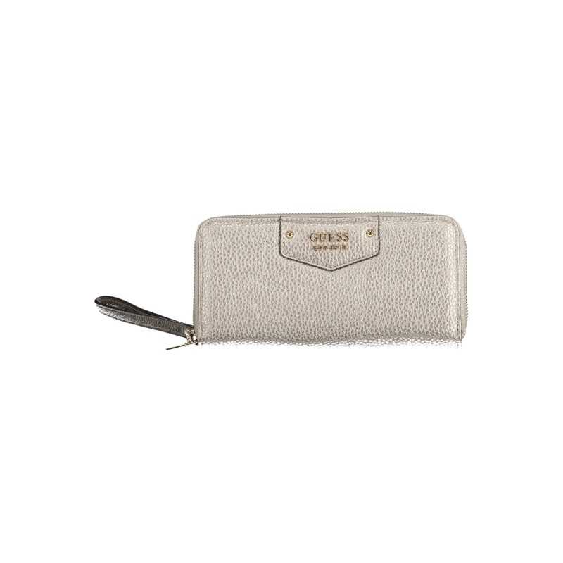 GUESS JEANS WOMEN'S WALLET SILVER