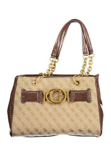 GUESS JEANS BROWN WOMAN BAG