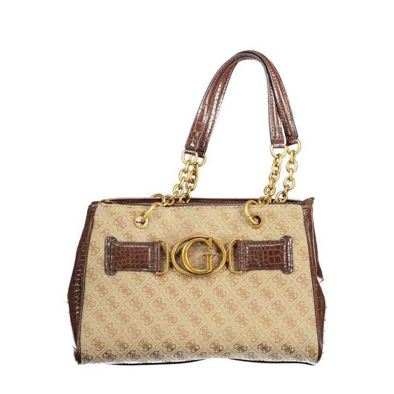 GUESS JEANS BROWN WOMAN BAG