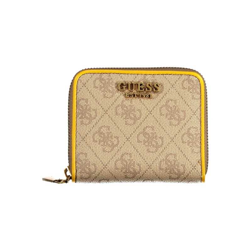 GUESS JEANS WOMEN'S YELLOW WALLET