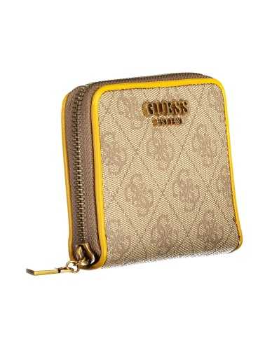 GUESS JEANS WOMEN'S YELLOW WALLET