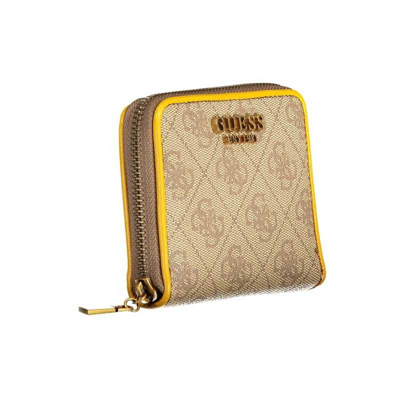 GUESS JEANS WOMEN'S YELLOW WALLET