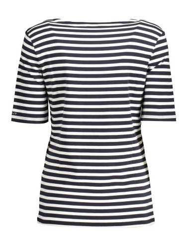 GANT T-SHIRT MANICHE CORTE DONNA BLU