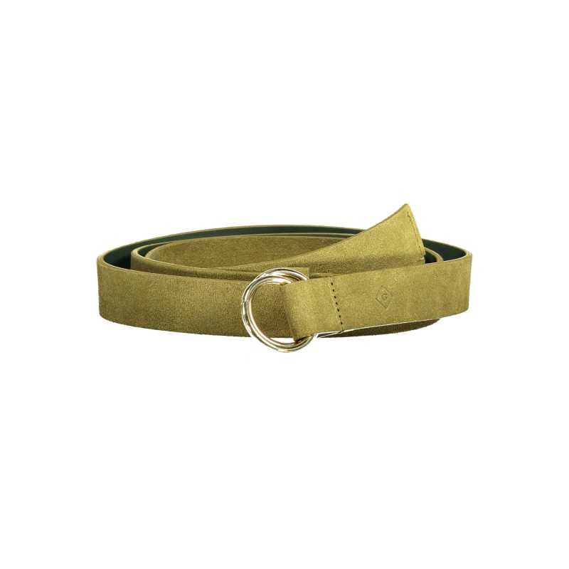 GANT GREEN WOMEN'S LEATHER BELT