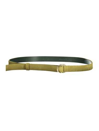 GANT GREEN WOMEN'S LEATHER BELT