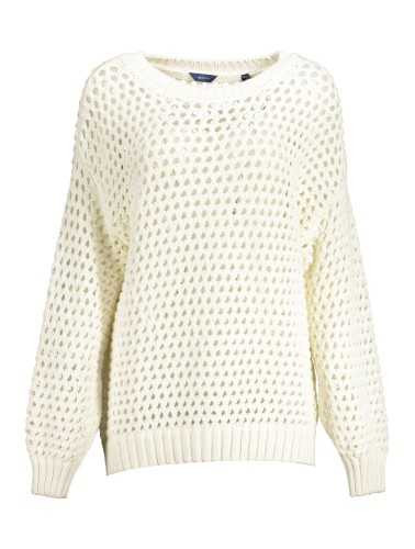 GANT WOMEN'S WHITE SWEATER