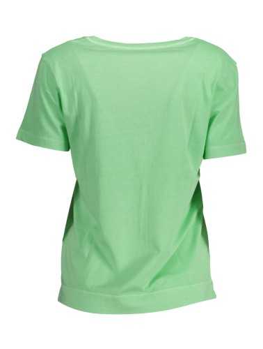 GANT WOMEN'S SHORT SLEEVE GREEN T-SHIRT