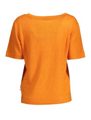 GANT WOMEN'S SHORT SLEEVE T-SHIRT ORANGE