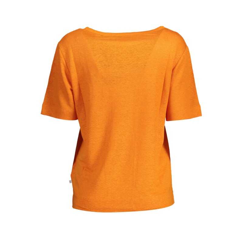 GANT WOMEN'S SHORT SLEEVE T-SHIRT ORANGE