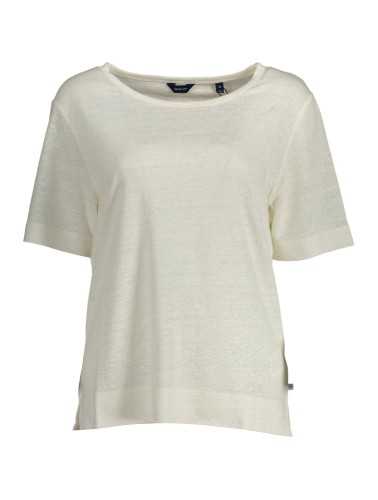 GANT T-SHIRT MANICHE CORTE DONNA BIANCO