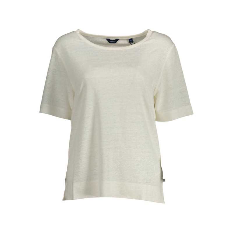 GANT T-SHIRT MANICHE CORTE DONNA BIANCO