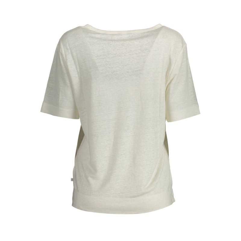 GANT T-SHIRT MANICHE CORTE DONNA BIANCO