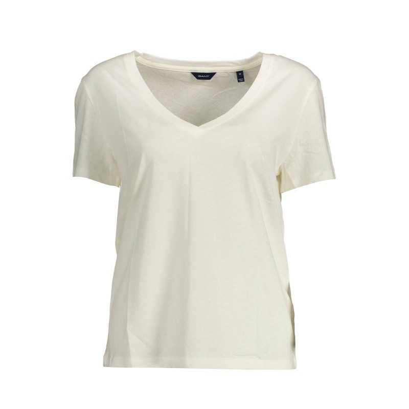 GANT T-SHIRT MANICHE CORTE DONNA BIANCO