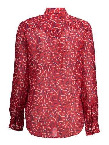 GANT WOMEN'S LONG SLEEVE SHIRT RED