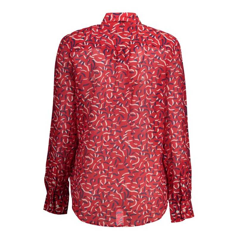 GANT WOMEN'S LONG SLEEVE SHIRT RED