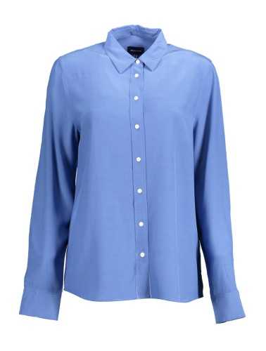 GANT CAMICIA MANICHE LUNGHE DONNA BLU