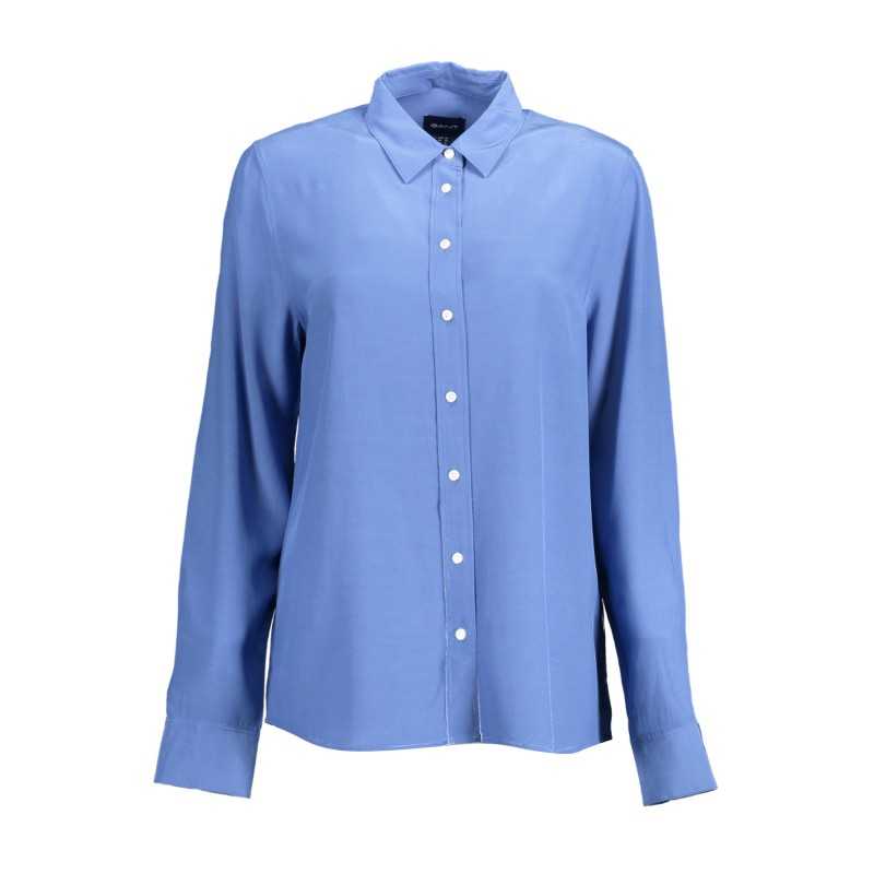 GANT CAMICIA MANICHE LUNGHE DONNA BLU