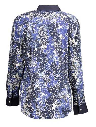 GANT CAMICIA MANICHE LUNGHE DONNA BLU