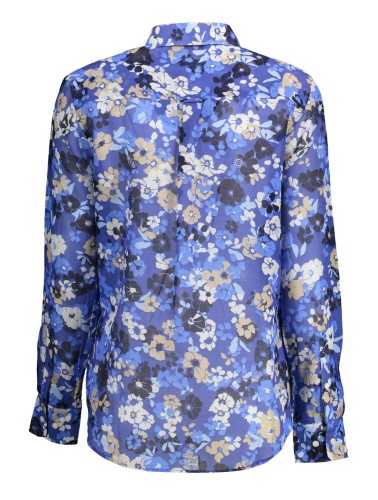 GANT CAMICIA MANICHE LUNGHE DONNA BLU