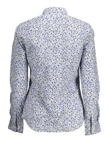 GANT CAMICIA MANICHE LUNGHE DONNA AZZURRO