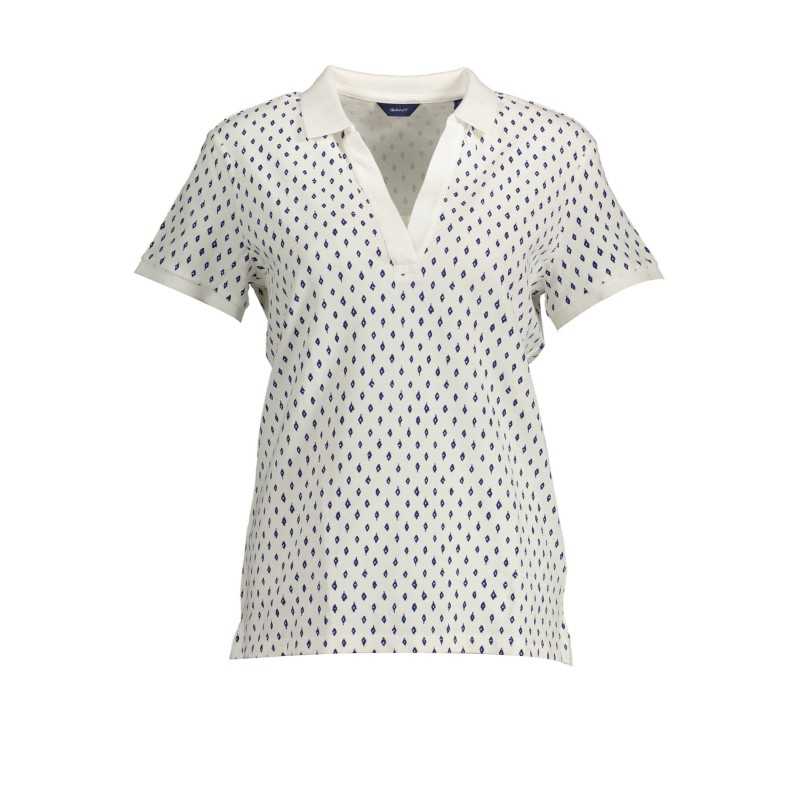 GANT WOMEN'S SHORT SLEEVE POLO WHITE